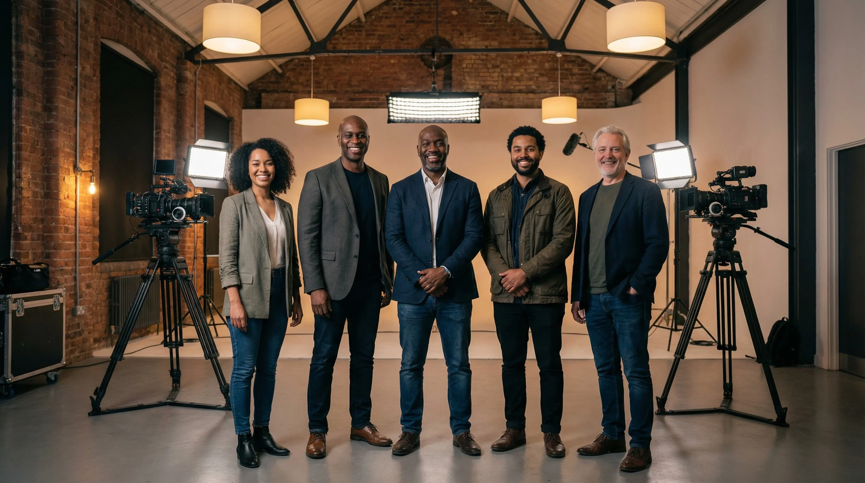 按摩小子专业电影团队合影